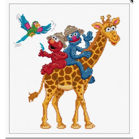 Thea G. Sesame Street Safari op Aida