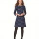 Burda 6149 Jurken van Wol, Jacquard of Stofmenging