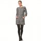 Burda 6149 Jurken van Wol, Jacquard of Stofmenging