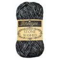 10x Stone Washed. Pendikte 3-3,5 mm. Kleur 803. Black Onyx. Scheepjeswol.