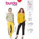 Burda 6151 Truien van Gebreid, Fleece of Punti