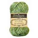 10x Stone Washed. Pendikte 3-3,5 mm. Kleur 806. Canada Jade. Scheepjeswol.