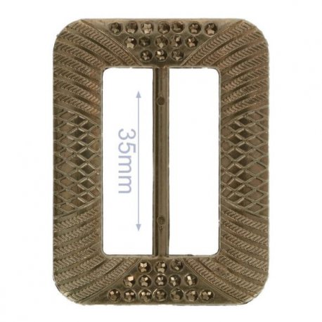 SIERGESP KUNSTSTOF RECHTHOEK 35MM 378608 Goud 4