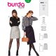 Burda 6181 Rokken van Wol, Katoen of Jacquard