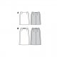 Burda 6181 Rokken van Wol, Katoen of Jacquard