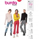 Burda 6152 Broeken van wol, jeans of gabardine stretch