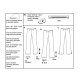 Burda 6152 Broeken van wol, jeans of gabardine stretch