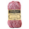 10x Stone Washed. Pendikte 3-3,5 mm. Kleur 808. Corundum Ruby. Scheepjeswol.