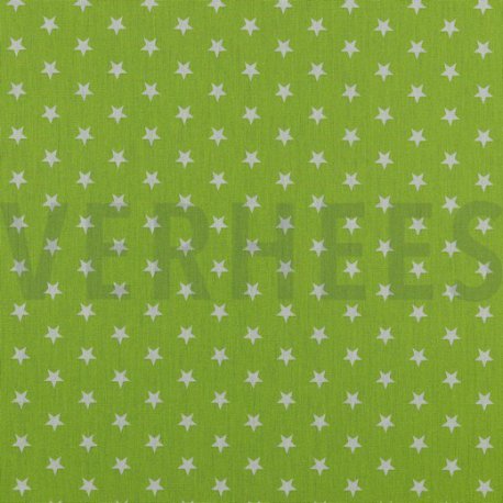 Poplin Kleine Sterretjes 04955 V Lime 008