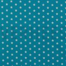Poplin Kleine Sterretjes 04955 V Turquoise 009