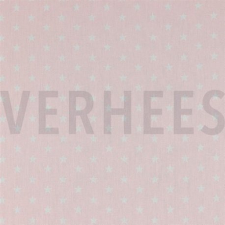 Poplin Kleine Sterretjes 04955 V Licht Roze 021