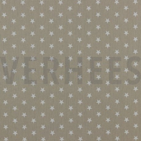 Poplin Kleine Sterretjes 04955 V Zand 022