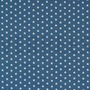 Poplin Kleine Sterretjes 04955 V Blauw 025