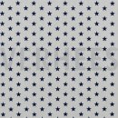 Poplin Kleine Sterretjes 04955 V Wit BLauw 102