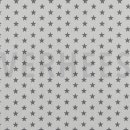 Poplin Kleine Sterretjes 04955 V wit  grijs 113