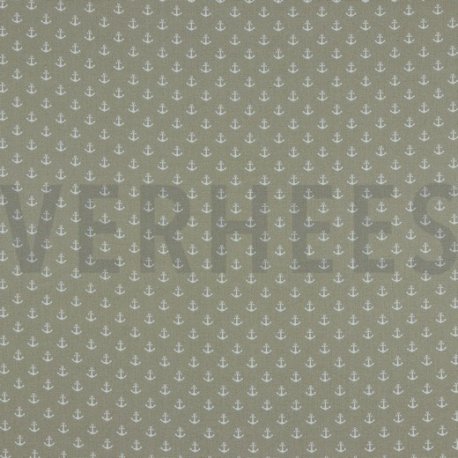 Poplin Kleine Anker 8601 V zand 022