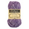 10x Stone Washed. Pendikte 3-3,5 mm. Kleur 811. Deep Amethyst. Scheepjeswol.