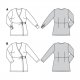 Burda 6197 Tunieks van Tricot Jersey