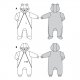 Burda 9294 Jumpsuits van Jogging, Tricot of Teddy