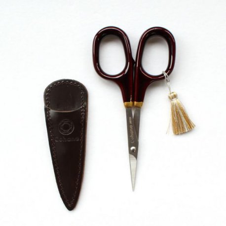 COHANA SCHAAR MET GOUDEN KWAST 10,5CM BRUIN