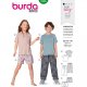 Burda 9288 Combinatie van Katoen, Tricot of Jersey