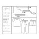 Burda 9288 Combinatie van Katoen, Tricot of Jersey