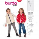 Burda 9290 Vest & Gilet van Teddy, Jogging, Fleece of Tricot Jersey