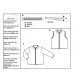 Burda 9290 Vest & Gilet van Teddy, Jogging, Fleece of Tricot Jersey