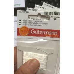 GÜTERMANN MAGIC STRETCH GAREN TRANSPARANT 0,80MM - 5M