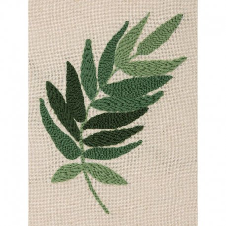 Anchor Punch Needle Palm Leaf 	090.APN005