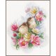 TELPAKKET KIT KLEINE VOGELTJES OP BLOEMENTAK PN-0185003