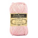 10x Stone Washed. Pendikte 3-3,5 mm. Kleur 820. Rose Quartz.  Scheepjeswol.