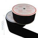 25 mtr, breed 100mm HAAK EN LUS WIT OF ZWART KLITTENBAND NAAIBAAR VOLLE ROL