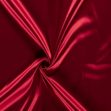 Satijn Stretch Uni 04241 Donkerrood 016