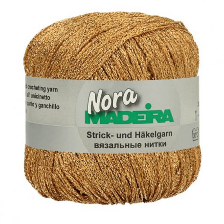 MADEIRA NORA GEMETALLISEERD HAAK- EN BREIGAREN M9813 Rood Goud 322