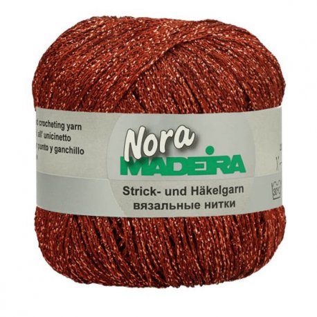 MADEIRA NORA GEMETALLISEERD HAAK- EN BREIGAREN M9813 Rood 327