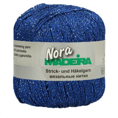 MADEIRA NORA GEMETALLISEERD HAAK- EN BREIGAREN M9813 Blauw 338