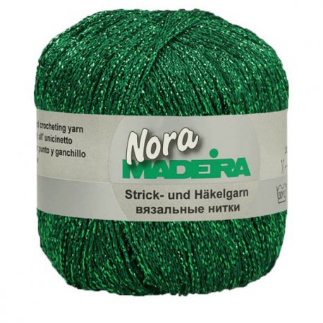 MADEIRA NORA GEMETALLISEERD HAAK- EN BREIGAREN M9813 groen 358