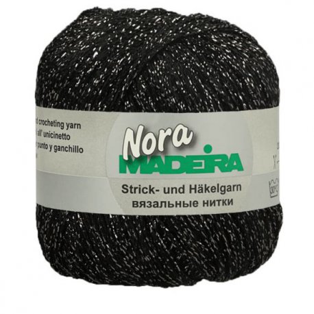 MADEIRA NORA GEMETALLISEERD HAAK- EN BREIGAREN M9813 zwart 360