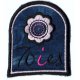 Applicatie Wapen donkerjeans 70ies