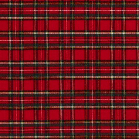 Schotse ruit stretch 05200 rood 015