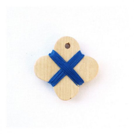COHANA WIKKELKAART HOUT 45-062 blauw