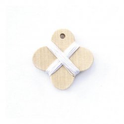 COHANA WIKKELKAART HOUT 45-064 wit