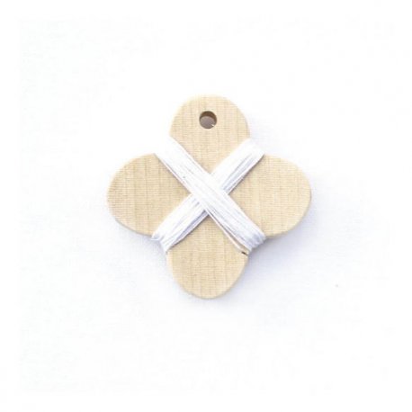 COHANA WIKKELKAART HOUT 45-064 wit