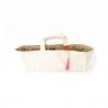 COHANA CANVAS OPBERGTAS NATUREL 45-026 Roze