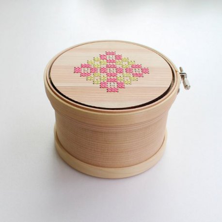 COHANA MAGEWAPPA OPBERGBOX BORDUURRING 12CM 45-071 geel roze