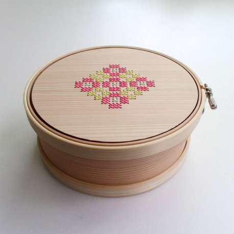 COHANA MAGEWAPPA OPBERGBOX BORDUURRING 15 cm 45-073 geel roze