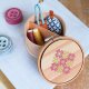 COHANA MAGEWAPPA OPBERGBOX BORDUURRING 15 cm 45-073 geel roze