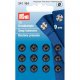 PRYM AANNAAIDRUKKNOOP MESSING 9MM ZWART 341.164