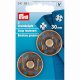 PRYM AANNAAIDRUKKNOOP MESSING 30MM OUDMESSING 341.261